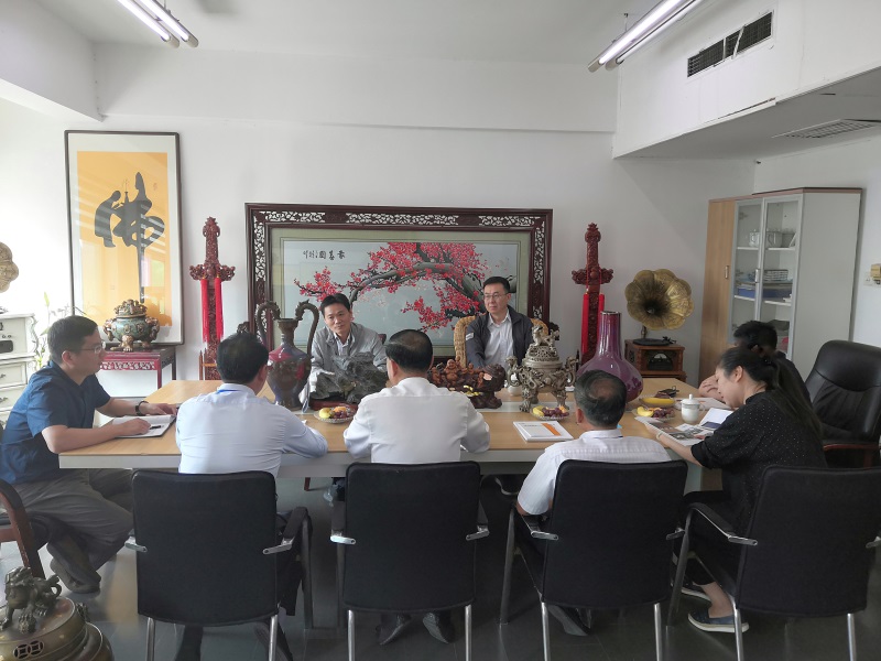 泉山区统战部长李建华一行来开云官方端网站登录入口指导党建工作